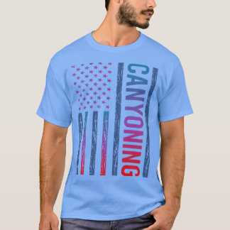 T-shirt Canyon Canyon Canyon Gradient Drapeau