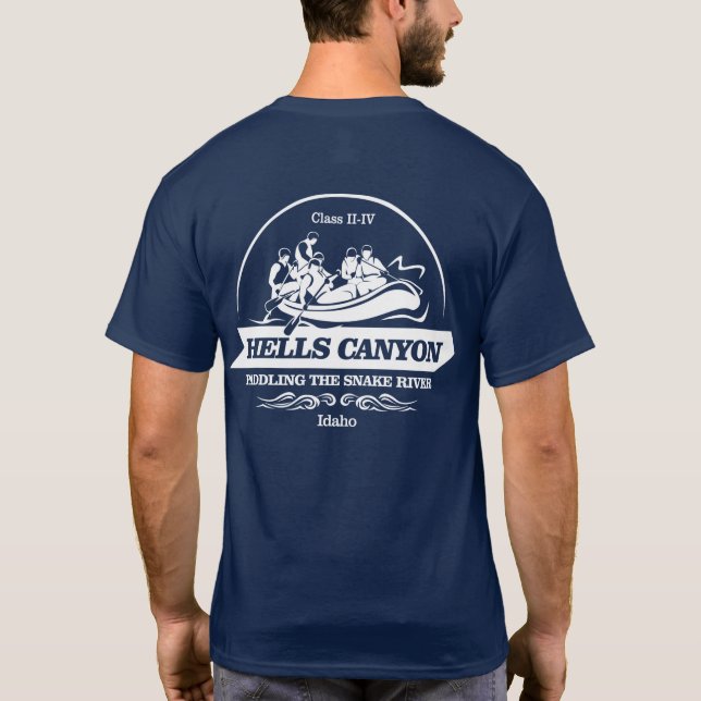 T-shirt Canyon des puits (rafting2) (Dos)