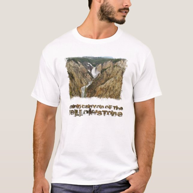 T-shirt Canyon grand du Yellowstone (Devant)