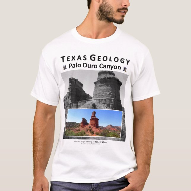 T-shirt Canyon III de Duro de Palo - le phare (Devant)