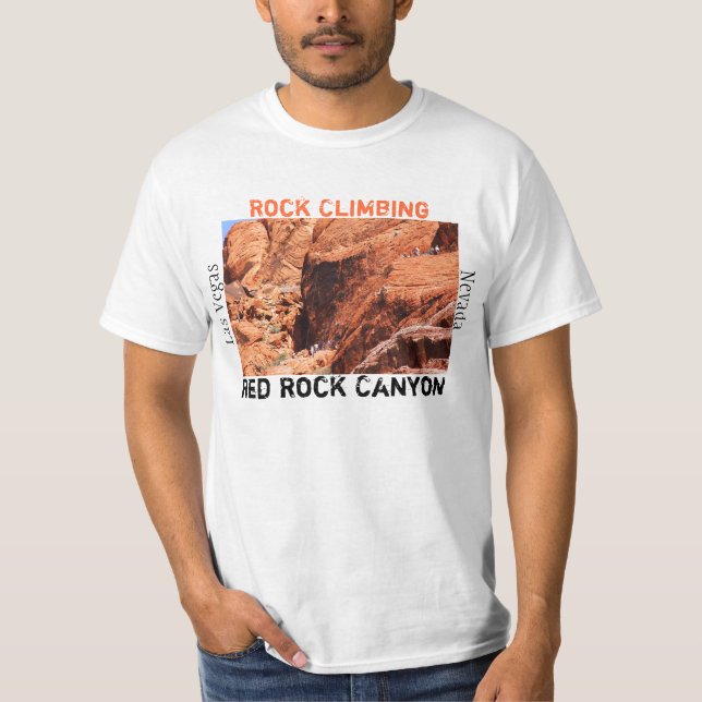 T-shirt Canyon rouge de roche (Devant)