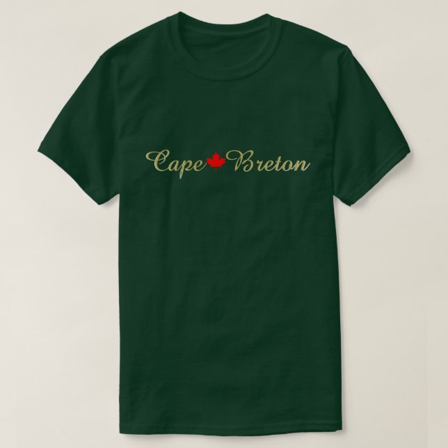 T-shirt Cap-Breton Nouvelle-Écosse Halifax Personnaliser C (Design devant)