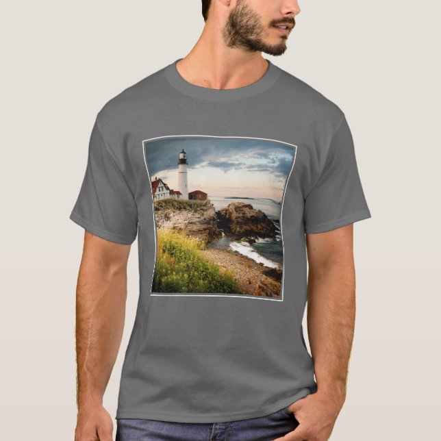 T-shirt Cap principal Elizabeth, je du phare | de Portland (Devant)