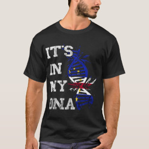 T-shirt Cap Vert C'Est Dans Mon ADN Le drapeau Des Racines