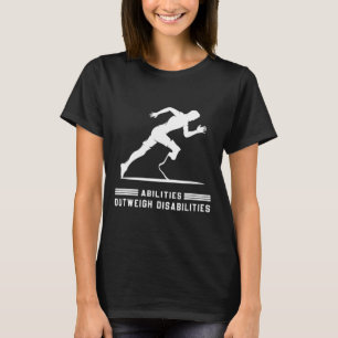 T-shirt Capacités supérieures aux déficiences Courir un ma