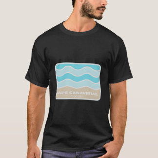 T-shirt Cape Canaveral Florida Fl Waves Beach