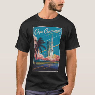 T-shirt Cape Canaveral Florida Illustration Art de Voyage