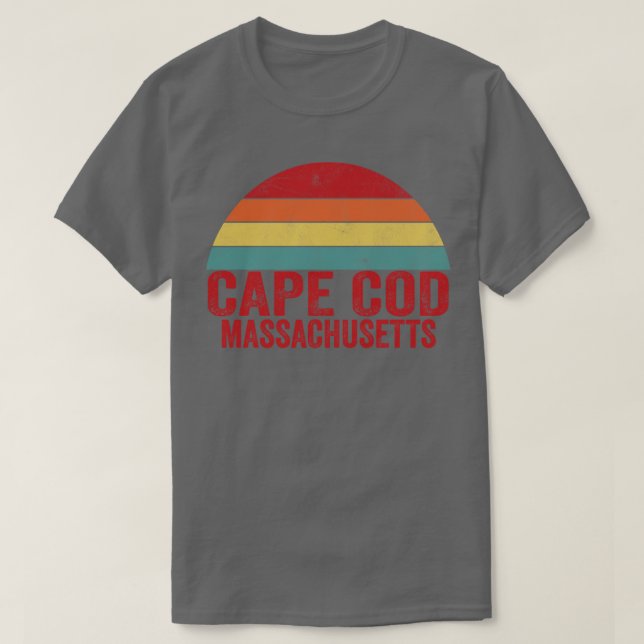 T-shirt Cape Cod Beach Massachusetts (Design devant)