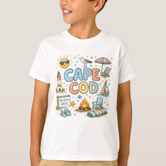 T-shirt Cape Cod Kids Preppy Doodle Tee