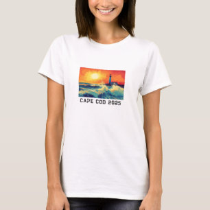 T-shirt CAPE COD LIGHTHOUSE - Custom 2025 Tee for Women