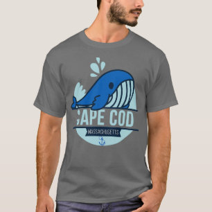 T-shirt Cape Cod Massachusetts Baleine