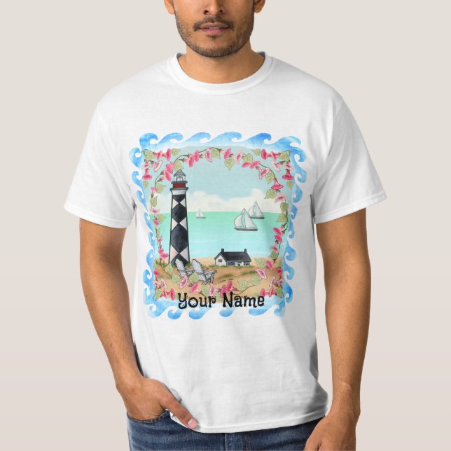 T-shirt Cape Lookout Lighthouse (Devant)