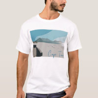 Cape Town Table Mountain Ocean Sketch