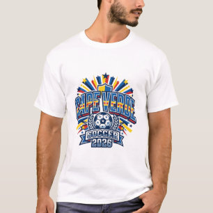 T-shirt Cape Verde Football 2026 Football Gras Country Typ