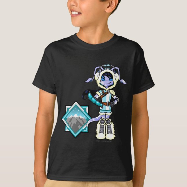 T-shirt Capitaine 1 d'équipe de Mountatin de terreur (Devant)