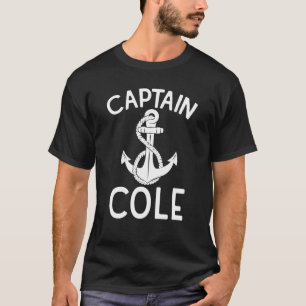 T-shirt Capitaine Cole Bateau d'Ancres Bateau de bateau Ya