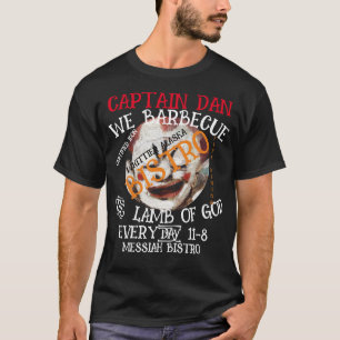T-SHIRT CAPITAINE DAN BARBECUED AGNEAU DE DIEU WHITTIER AL