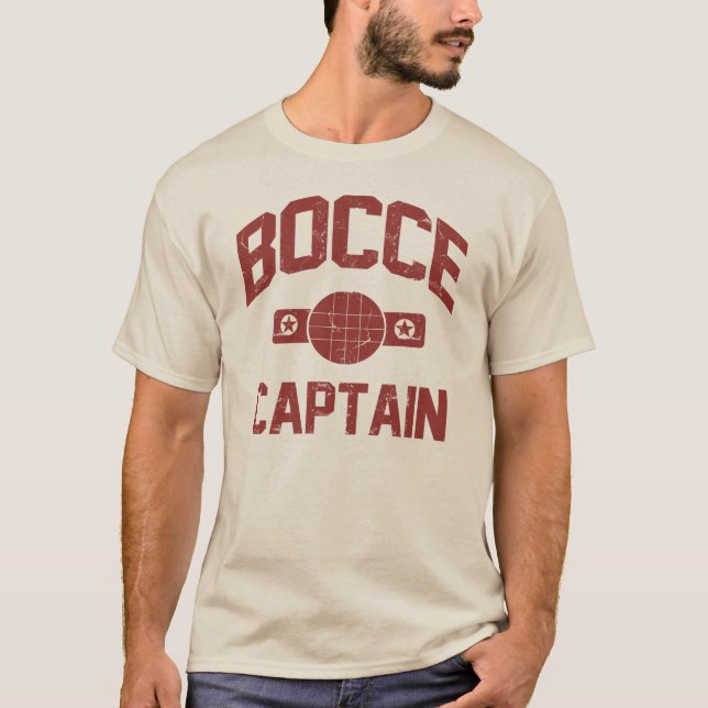 T-shirt Capitaine de Bocce (Devant)