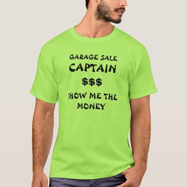 T-shirt CAPITAINE de BROCANTE À DOMICILE - chemise (Devant)