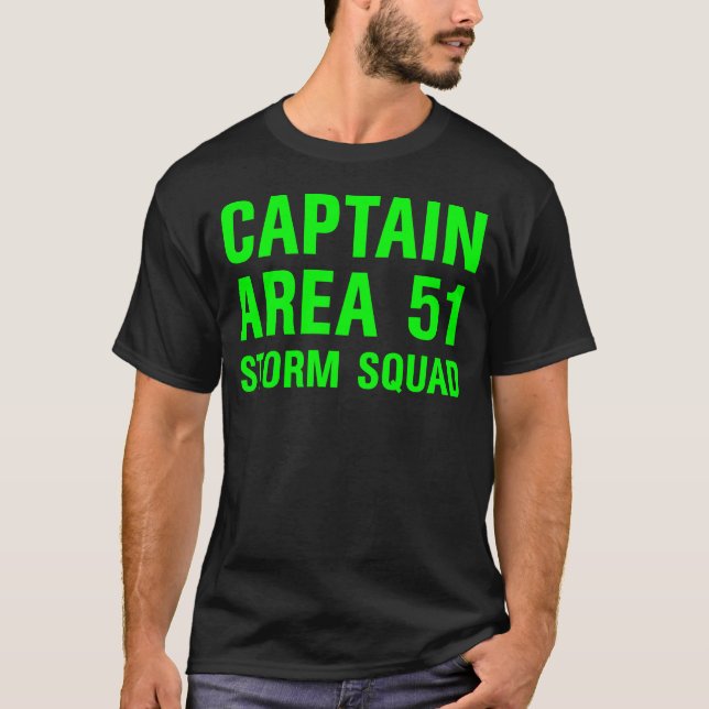 T-shirt Capitaine de la région 51 de tempête (Devant)