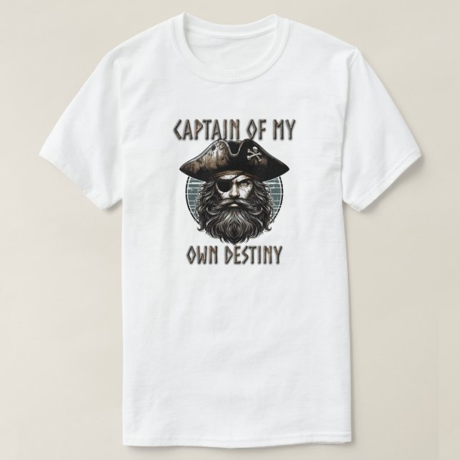 T-shirt Capitaine de mon propre destin (Design devant)