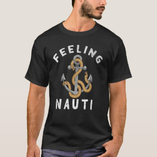 T-shirt Capitaine de voile Ancre Nautique Skipper Sailin