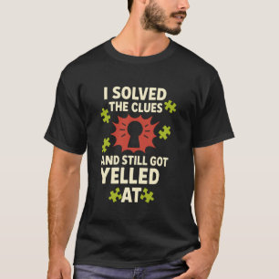 T-shirt Capitaine d'équipe de l'escouade de puzzles de sal