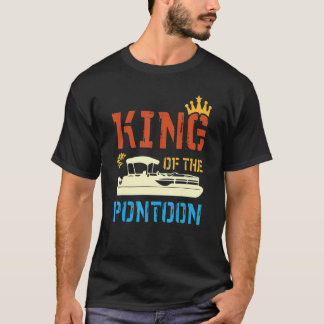 T-shirt Capitaine Du Roi Du Bateau Pontoon