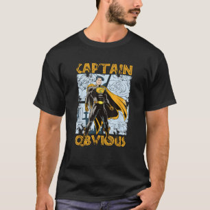 T-shirt Capitaine Évident Drôle Sarcastique Novelty Su