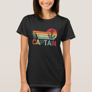 T-shirt Capitaine Femme Dibs Sur Le Capitaine Vintage Femm