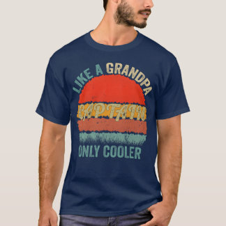 T-shirt Capitaine Grandpa cadeau Fête des pères Vintage