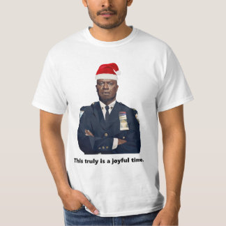 T-shirt Capitaine Holt Noël Ce n'est vraiment qu'un moment