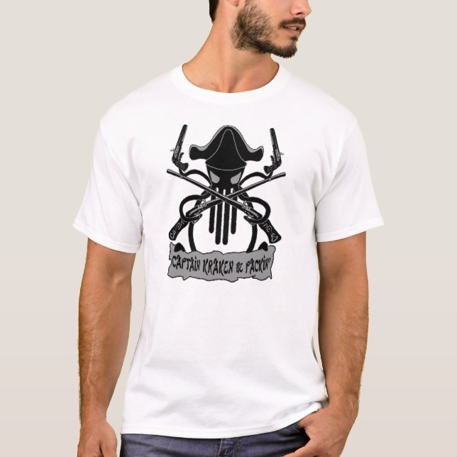 T-shirt Capitaine Kraken (Devant)