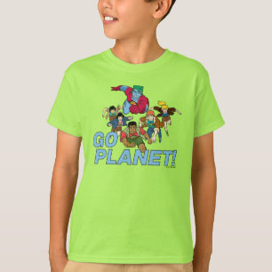 T-shirt Capitaine Planète et les Planètes - Allez Planète 