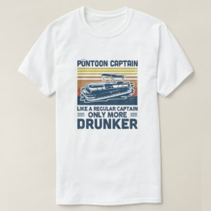 T-shirt Capitaine Ponton Comme Capitaine Régulière Seuleme