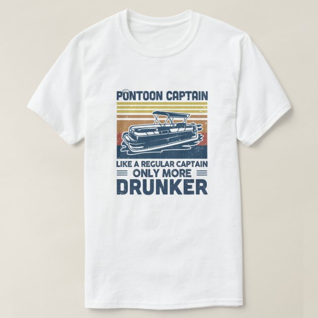 T-shirt Capitaine Ponton Comme Capitaine Régulière Seuleme (Design devant)