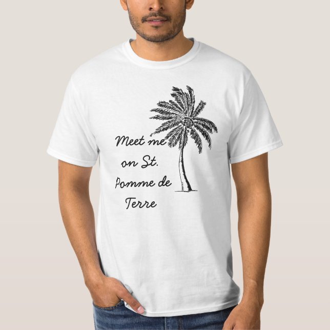 T-shirt Capitaine Ron #2 - rencontrez-moi (Devant)