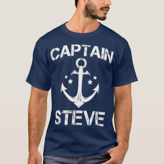 T-shirt CAPITAINE STEVE Funny Anniversaire Nom personnalis