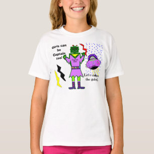 T-shirt Capitaine Zoey Les Filles Peuvent Être Capitaine B