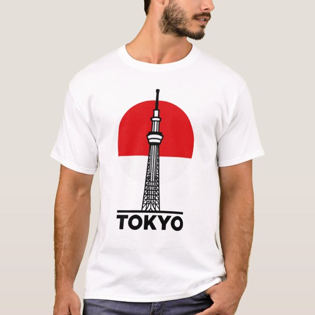 T-shirt Capitale de voyage Tokyo Japon (Devant)