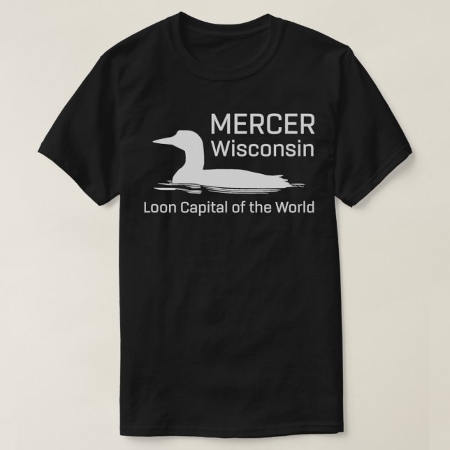 T-shirt Capitale mondiale de l'or Mercer Wisconsin  (Design devant)