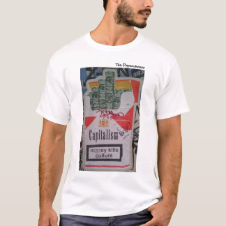 T-shirt Capitalisme - l'argent tue la culture