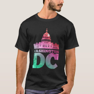 T-shirt Capitol américain Washington Dc Capitol Hill