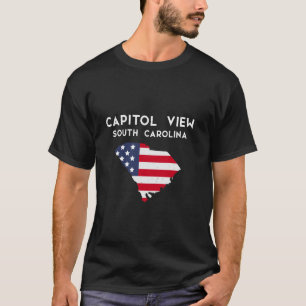T-shirt Capitol View Caroline du Sud États-Unis Amérique d