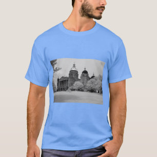 T-shirt Capitole de l'État de l'Iowa surdimensionné