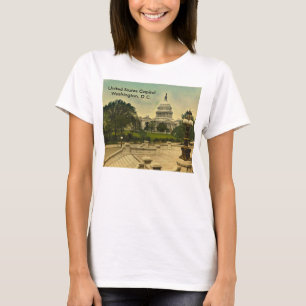 T-shirt Capitole des États-Unis de Library Steps Date 1898