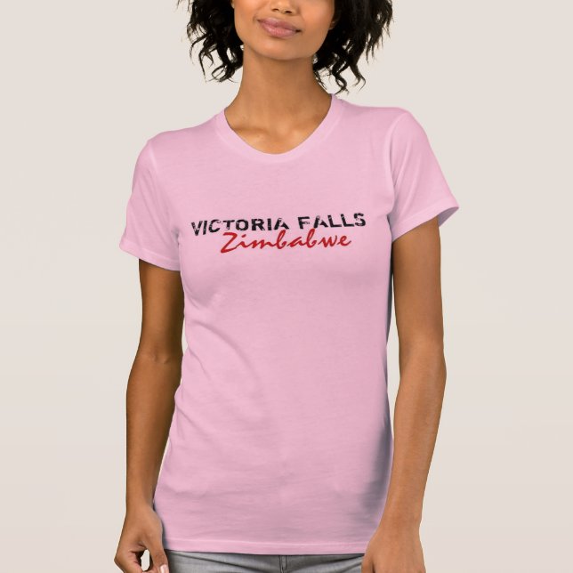 T-shirt Capot les chutes Victoria, collection de (Devant)