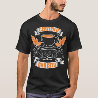 T-shirt Cappuccino barista Vintage certifié