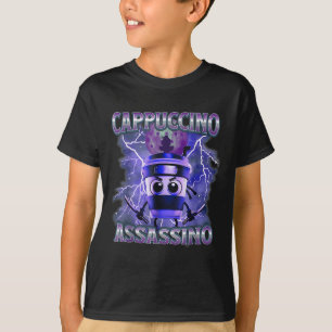 T-shirt Cappuccino Ino Amateurs de café Italien Brainrot m