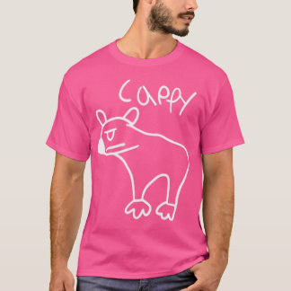 T-shirt Cappy La Capybara Ennuyée